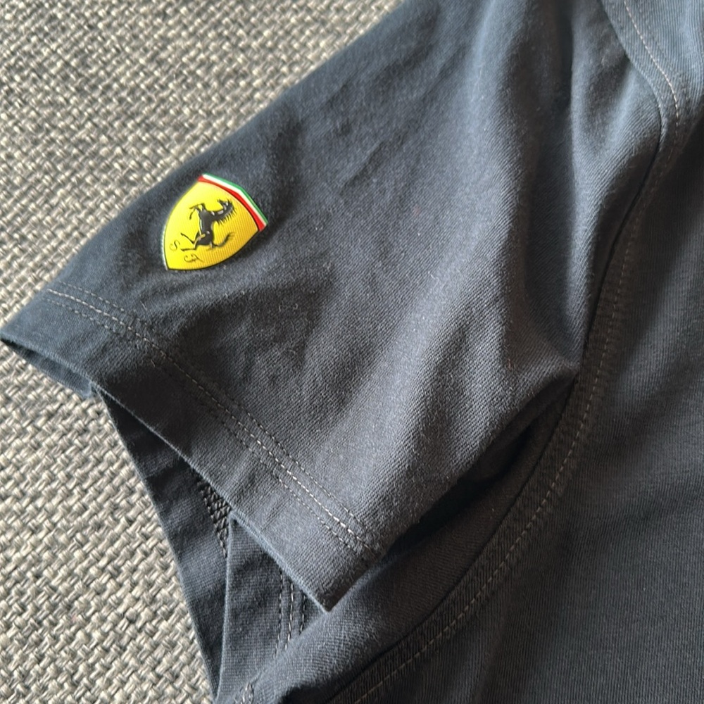 Ferrari x Puma Men's Polo Shirt in Black XL - Picture 3 of 8